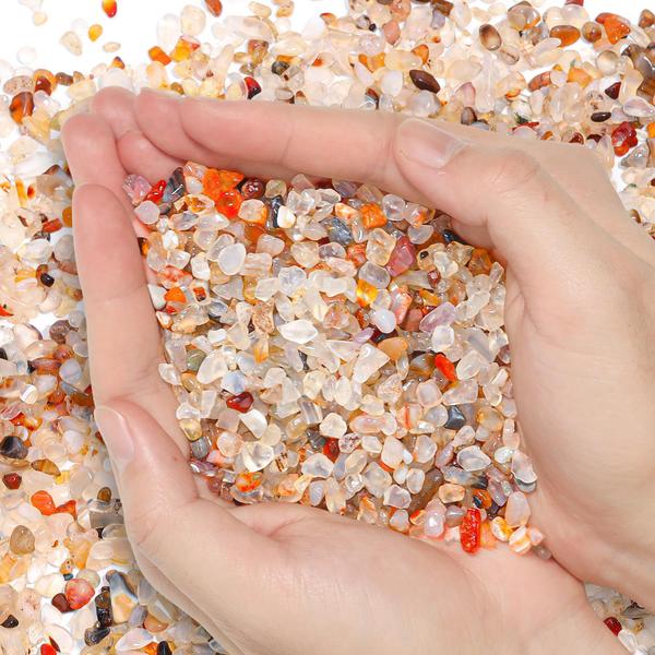 Imagem de Pedra decorativa T4U Crystal Chips Cornelian 450g/1lb