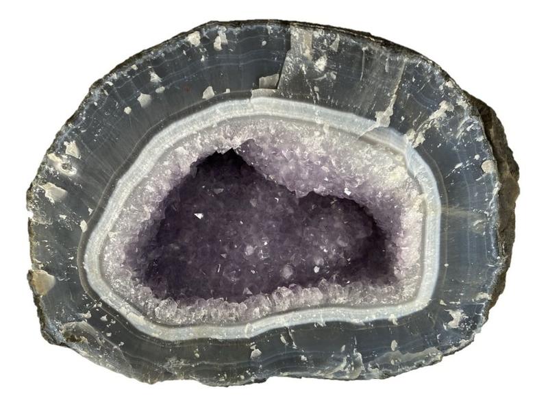 Imagem de Pedra Geodo Ametista 10,86kg Não Polido Bruto Natural