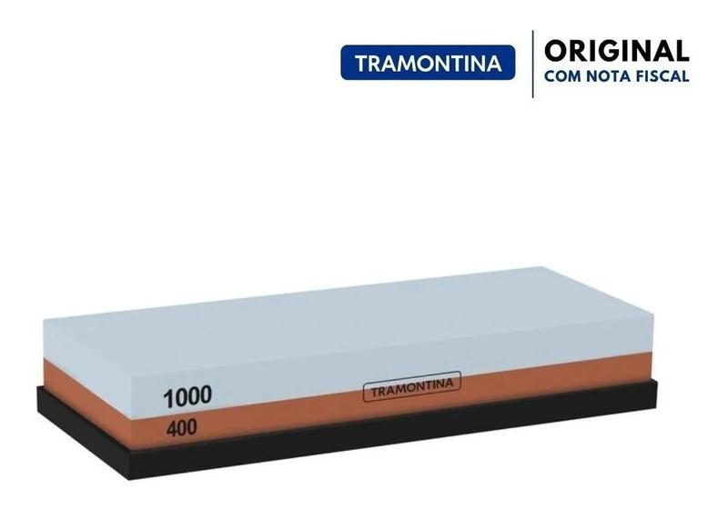 Imagem de Pedra Para Afiar Tramontina Profio C/ Granulação 400 E 1000