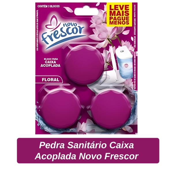 Imagem de Pedra Pastilha Desodorizador Sanitário Vaso Caixa Acoplada Cheirinho Para Banheiro Bloco Odorizante Tablete Perfumado Fragrância  