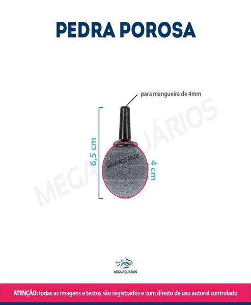 Imagem de Pedra Porosa Carborundum 4cm - Oxigenação e Bolhas