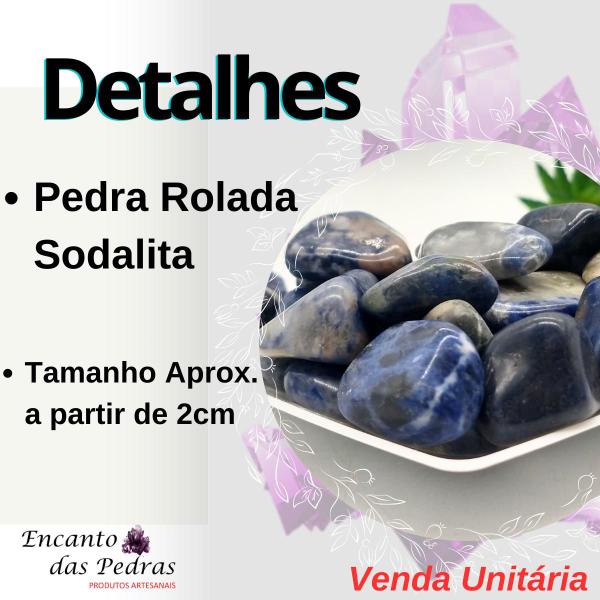 Imagem de Pedra Rolada - Sodalita