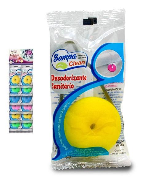 Imagem de Pedra Sanitaria Sampa Clean Kit 12 Unidades