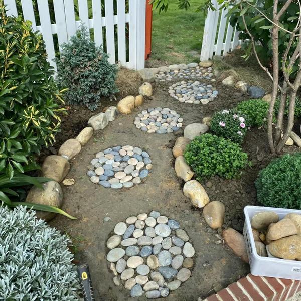 Pedras decorativas do rio FANTIAN Mexican Beach Pebbles 2-3 polegadas e 2,27 kg Imagem de Pedras decorativas do rio FANTIAN Mexican Beach Pebbles 2-3 polegadas e 2,27 kg
