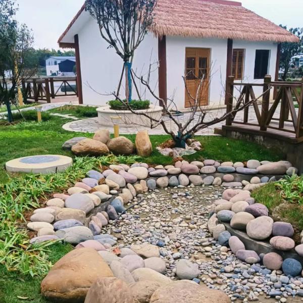 Pedras decorativas do rio FANTIAN Mexican Beach Pebbles 2-3 polegadas e 2,27 kg Imagem de Pedras decorativas do rio FANTIAN Mexican Beach Pebbles 2-3 polegadas e 2,27 kg