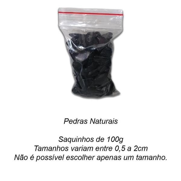 Imagem de Pedras Naturais Obsidiana - 0,5 A 2 Cm 100G