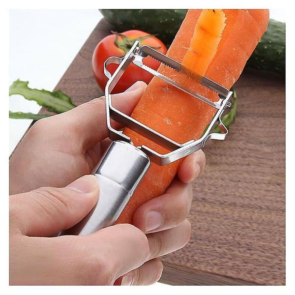 Peeler Wokex Turbo em aço inoxidável para vegetais e frutas Imagem de Peeler Wokex Turbo em aço inoxidável para vegetais e frutas