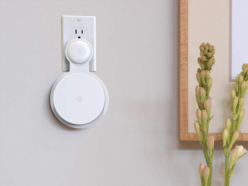 Imagem de Pefecon Outlet Wall Mount para Google WiFi Modelo 2020, Sem fios bagunçados   de Economia de Espaço Facilmente ser movido outlet mount para o Roteador WiFi de Malha google, melhor design para cabo de energia sinuosa (1 pacote)