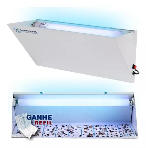 Pega Mosca Slim 115 1 Lâmpada 15W - Luminnus Imagem de Pega Mosca Slim 115 1 Lâmpada 15W