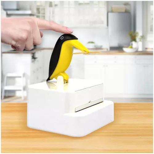 Imagem de Pega Palito De Dente Pássaro Tucano/pinguim Decorativo Keita