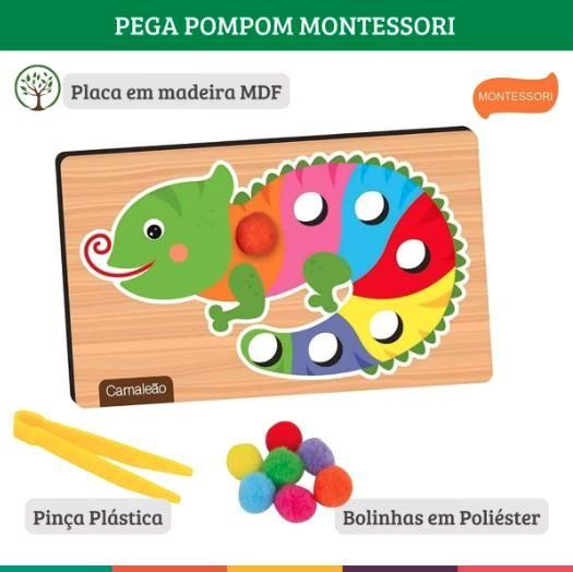 Pega Pompom Montessori - Nig Imagem de Pega Pompom Montessori