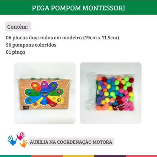 Pega Pompom Montessori - Nig Imagem de Pega Pompom Montessori