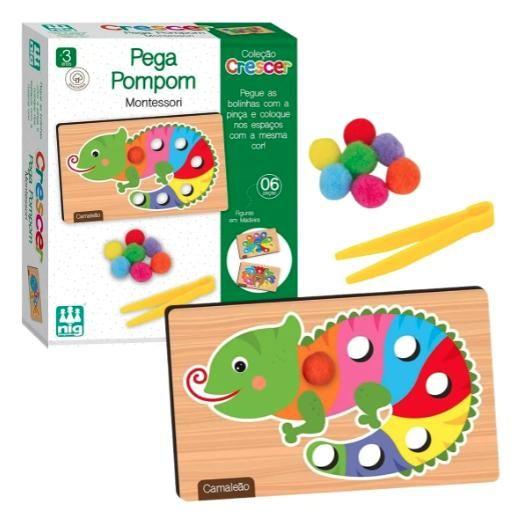 Pega Pompom Montessori - Nig Imagem de Pega Pompom Montessori