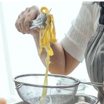 Imagem de Pegador de Alimentos Universal Aço Inox Multiuso de Cozinha Cano Longo