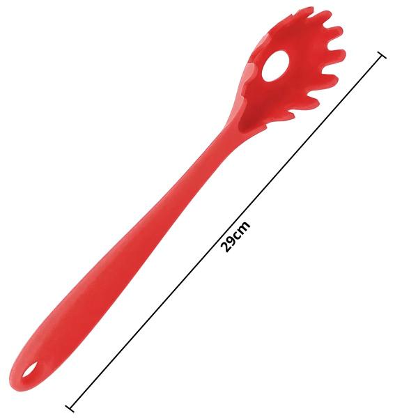 Imagem de Pegador de Massa Silicone Vermelho Grande  06 Un