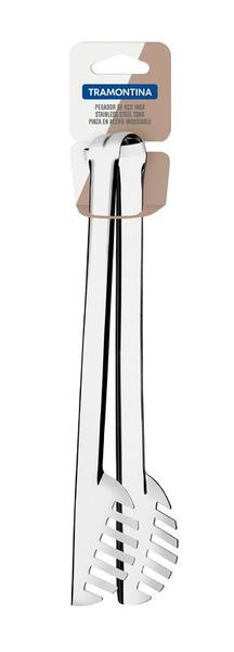 Pegador de massa utility em aço inox cabo longo tramontina Imagem de Pegador de massa utility em aço inox cabo longo tramontina