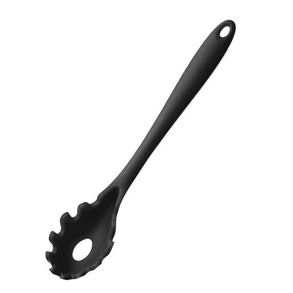 Imagem de Pegador de Massas de Silicone Basic Preto 28cm - Vencedor