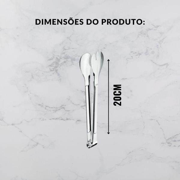 Imagem de Pegador De Salada Inox 20 Cm - Ad