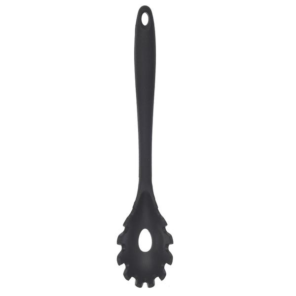 Imagem de Pegador Macarrão Massas Silicone Utensílios Cozinha 28cm