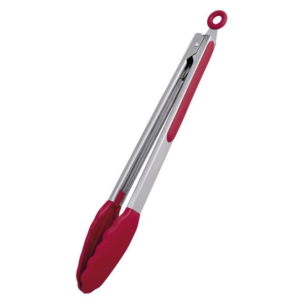 Imagem de Pegador Multiuso De Silicone Vermelho 35Cm Euro Home