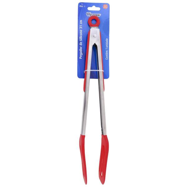 Imagem de Pegador Silicone Multiuso 31Cm Western Vermelho- Peg51