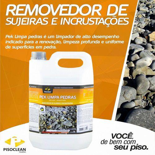 Imagem de Pek limpa pedras lp - removedor de sujeira pesadas e incrustações - pisoclean - 5 litros