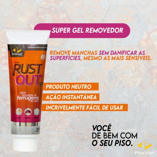 Imagem de Pek Rust Out Gel Pisoclean 100g