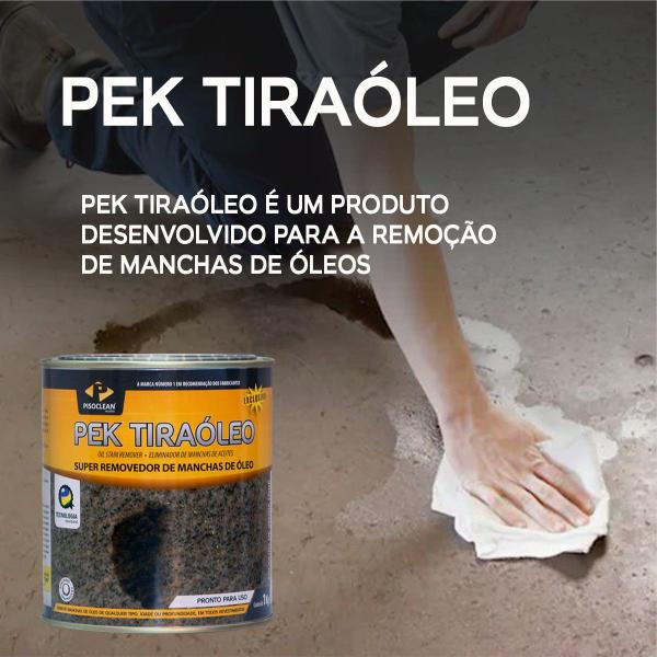 Imagem de Pek Tiraóleo Tira Manchas De Óleo E Graxas Pisos 1kg - Pisoclean