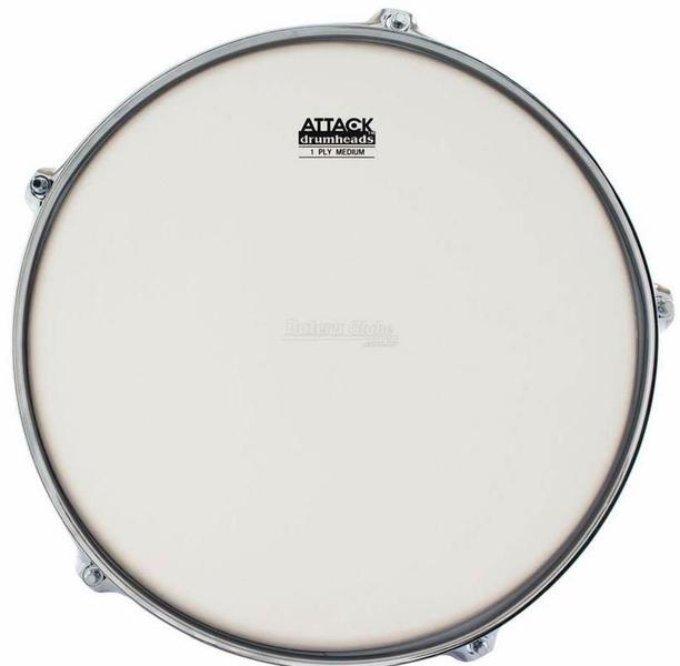 Imagem de Pele Attack Drumheads 1-Ply Medium Coated Frost Bite 14 Filme Único Porosa