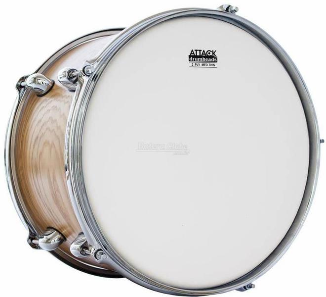 Imagem de Pele Attack Drumheads 2-Ply Thin Skin Coated 10 Filme Duplo Porosa Mais Fina DHTS2-10C