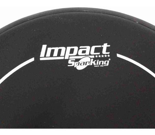 Imagem de Pele Caixa Tom Bateria 12 Impact Spanking Black Sand Porosa - 870