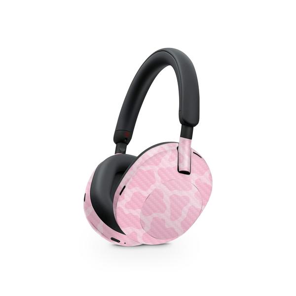 Imagem de Pele compatível com fones de ouvido Sony WH-1000XM5 Pink Giraffe