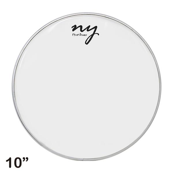 Pele Hidráulica Transparente para Bateria 10" New York Imagem de Pele Hidráulica Transparente para Bateria 10" New York