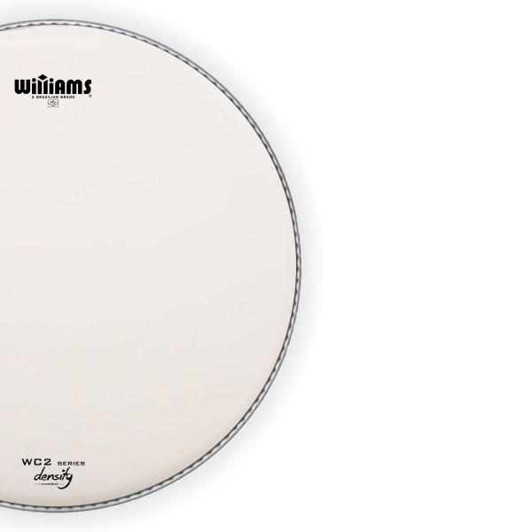 Pele Tom Bateria 12" Williams Density Coated WC2 Duplo Porosa Imagem de Pele Tom Bateria 12" Williams Density Coated WC2 Duplo Porosa