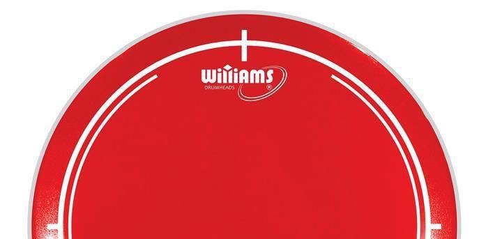 Pele Williams Target WR2 Red 14 Filme Duplo Vermelha com Óleo WR2-188-14 - Williams DrumHeads Imagem de Pele Williams Target WR2 Red 14 Filme Duplo Vermelha com Óleo WR2-188-14