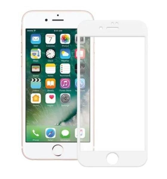 Película 3D de vidro temperado Iphone 7/8 Plus Cor- Branco - Apple