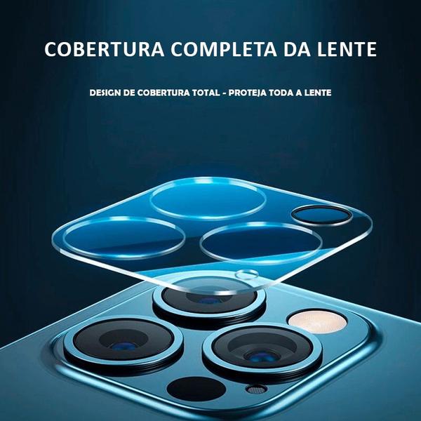 Imagem de Película 3d Lente Da Câmera Traseira Compativel com  iPhone 15 Pro Max