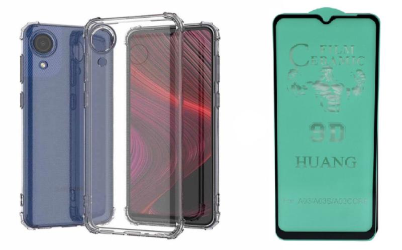 Imagem de Pelicula Ceramica + Capa Anti Impacto Para Galaxy A03 Core