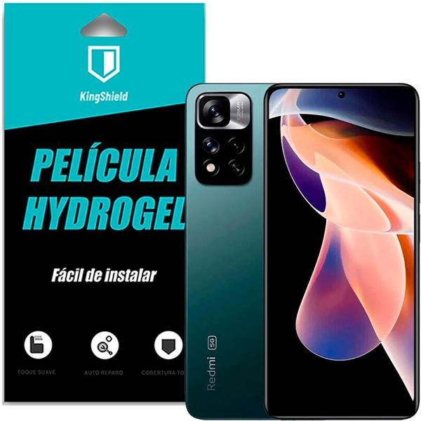 Imagem de Película Compatível Xiaomi Redmi Note 11 Pro Plus 5g Pro+ Kingshield Hydrogel Cobertura Total-Fosca