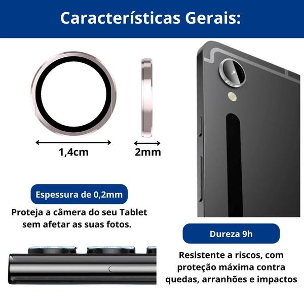 Imagem de Película de camera + pelicula tela para Galaxy S9 Fe 10,9"