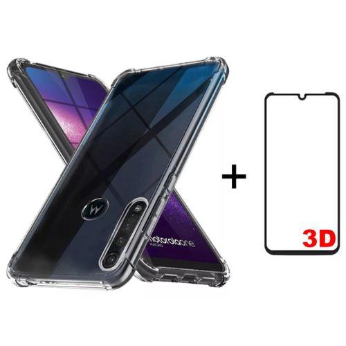 Imagem de Película De Vidro 3d + Capa Antiimpacto Motorola One Macro