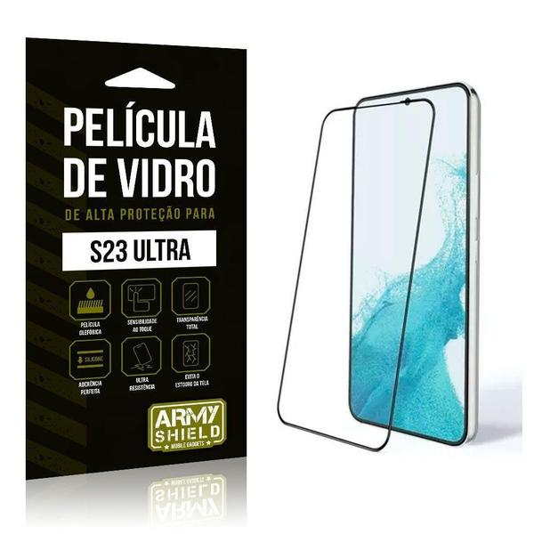 Imagem de Película De Vidro 3D Curvada Samsung S23 Ultra - Armyshield