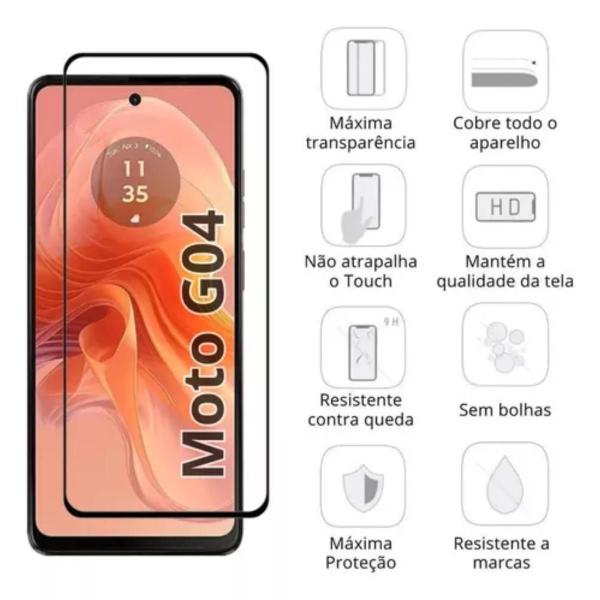 Imagem de Pelicula de Vidro 3D Para Motorola Moto G24 Power