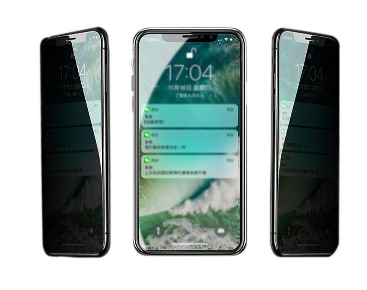 Imagem de Película de Vidro Privacidade 3d preta para iphone 7 plus 8 plus tela 5.5 Cobre Tela