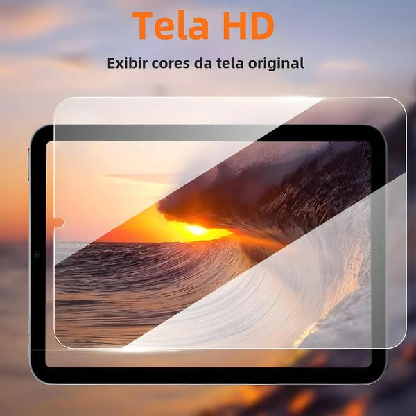 Imagem de Película de Vidro Temperado 9H para Samsung Galaxy Tab S9 FE, A9 Plus, S9 Ultra (10.9" e 12.4") - Pacote com 2