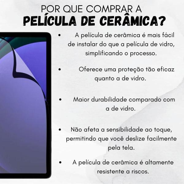 Imagem de Película Fosca Anti Reflexo Para Tablet Samsung S9 Plus X810