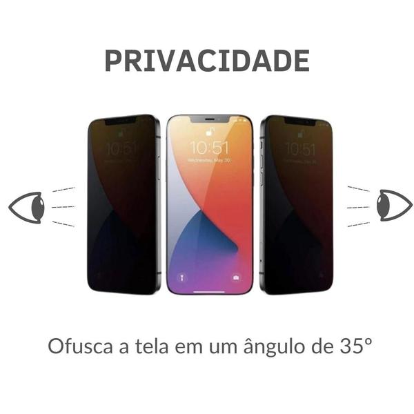 Imagem de Película Fosca De Privacidade Para iPhone 15 Pro