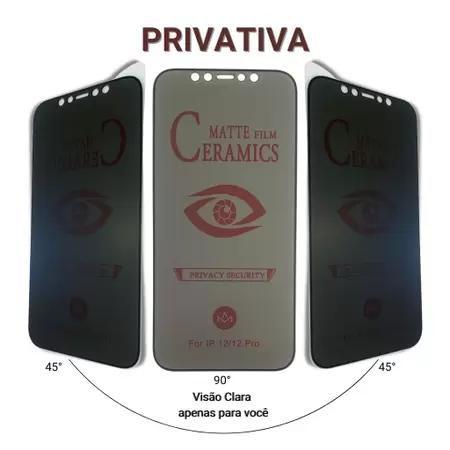 Imagem de Película Fosca Privacidade para Motorola Moto G73 Anti Espião