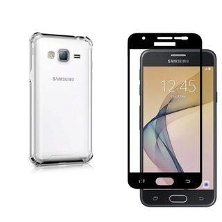 Imagem de PelÍcula Full Cover 3D Vidro Galaxy J5 Pro + Capa Anti Impacto