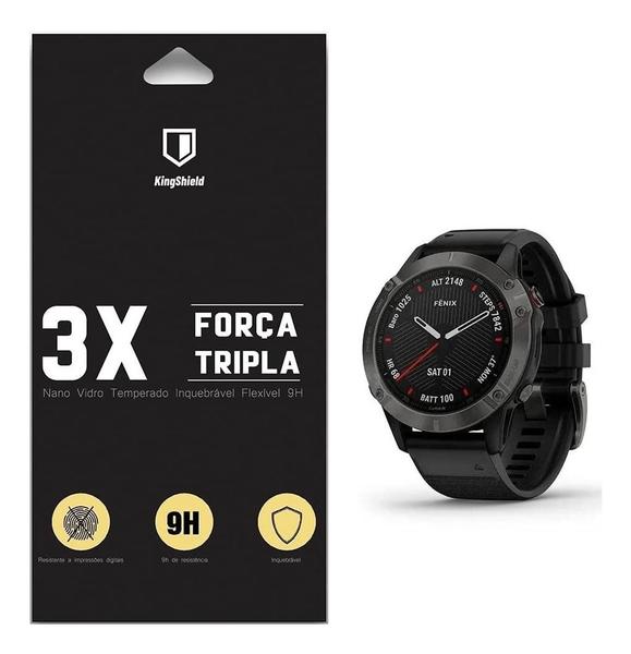 Imagem de Película Garmin Fenix 47MM Kingshield Nano Vidro (1x Unid)